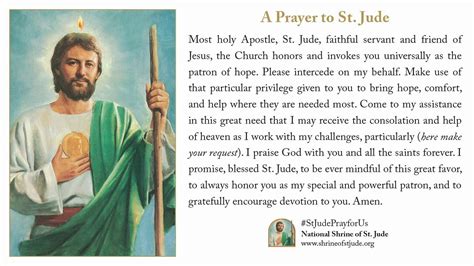 You know that I have confidence in you and that, after Jesus and Mary, I come to you as an example for holiness, for you are especially close with God. . St jude novena ewtn